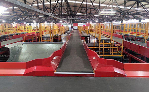 DWS物流設(shè)備,掃碼稱重量方一體機,快遞包裹分揀機